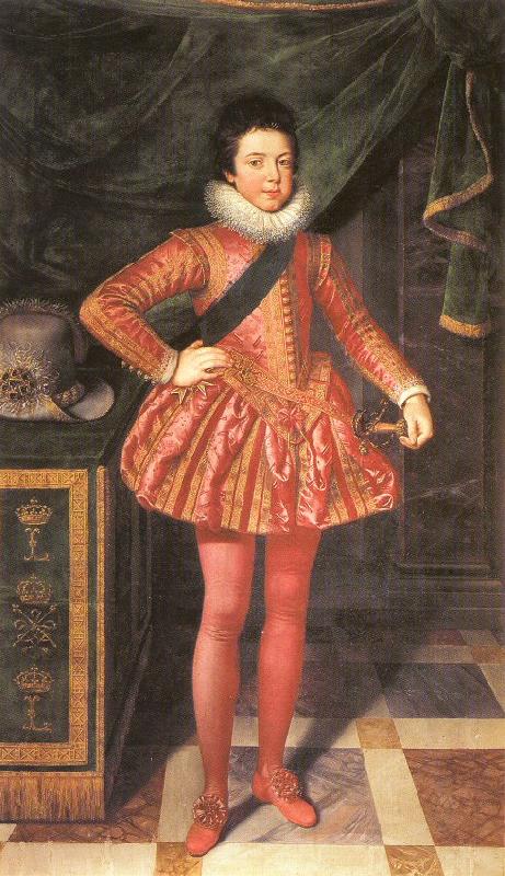 POURBUS, Frans the Younger Portrait of Louis XIII of France at 10 Years of Age oil painting image